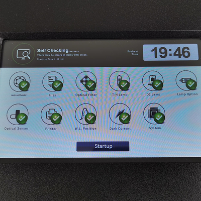 Ксеноновая лампа с LCD сенсорным экраном 2 нм двойной луч UV видимый спектрофотометр с выходом данных USB HOST