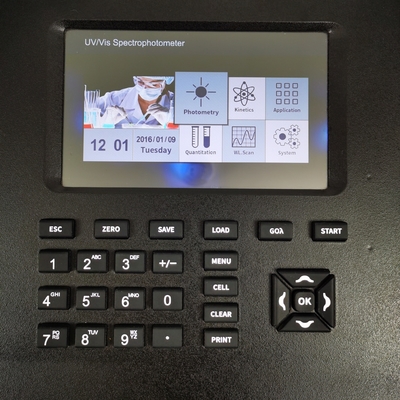Поддерживаемый ODM C-7200 7-дюймовый двойной световой спектрофотометр UV/Vis для тестирования водного раствора